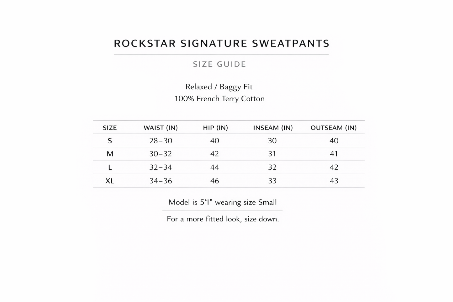 "Rockstar" Sweats